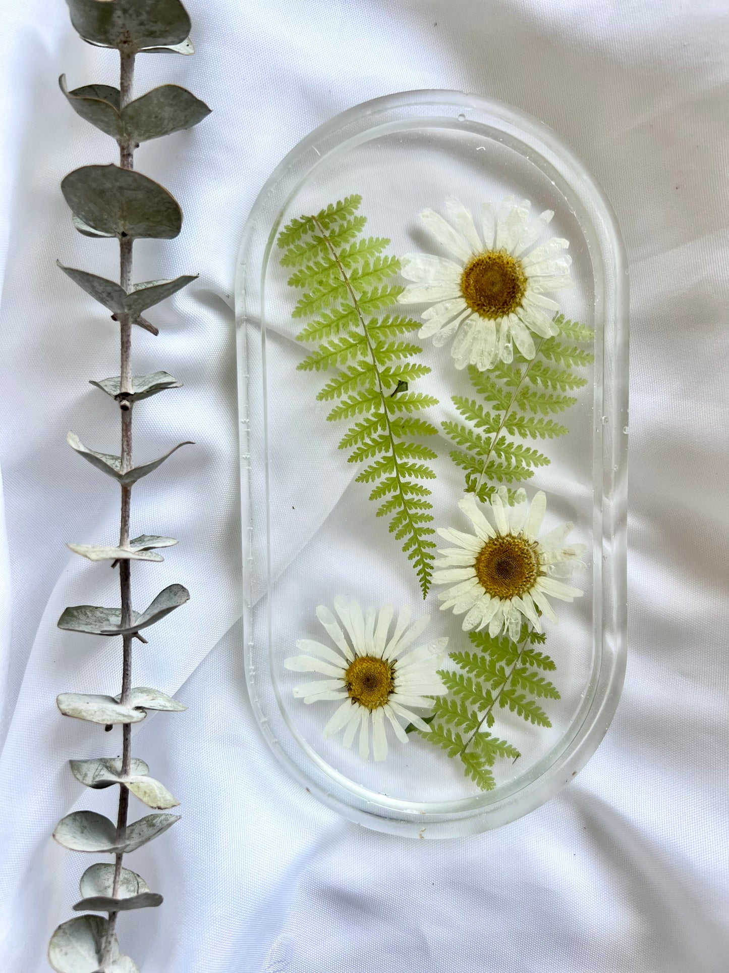 Daisy and Fern Trinket Tray