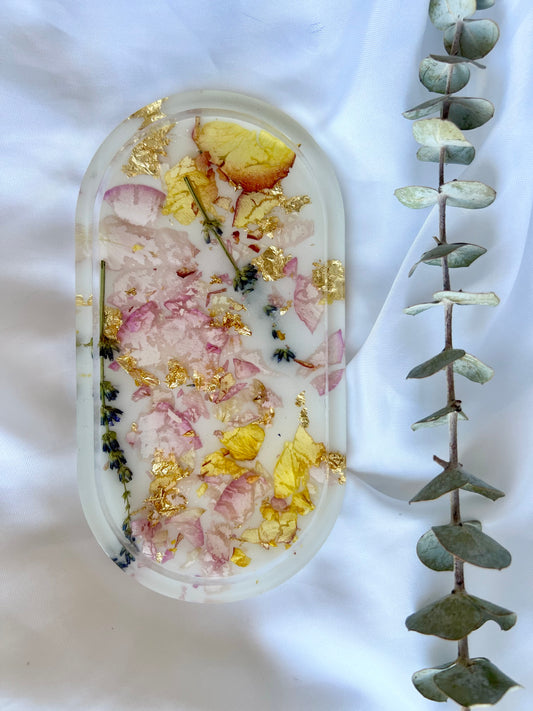 Rose Petal and Lavender Trinket Tray