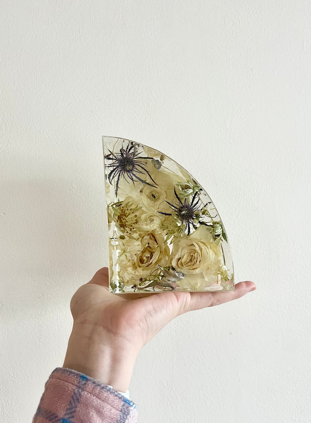 Floral Preservation Bookends