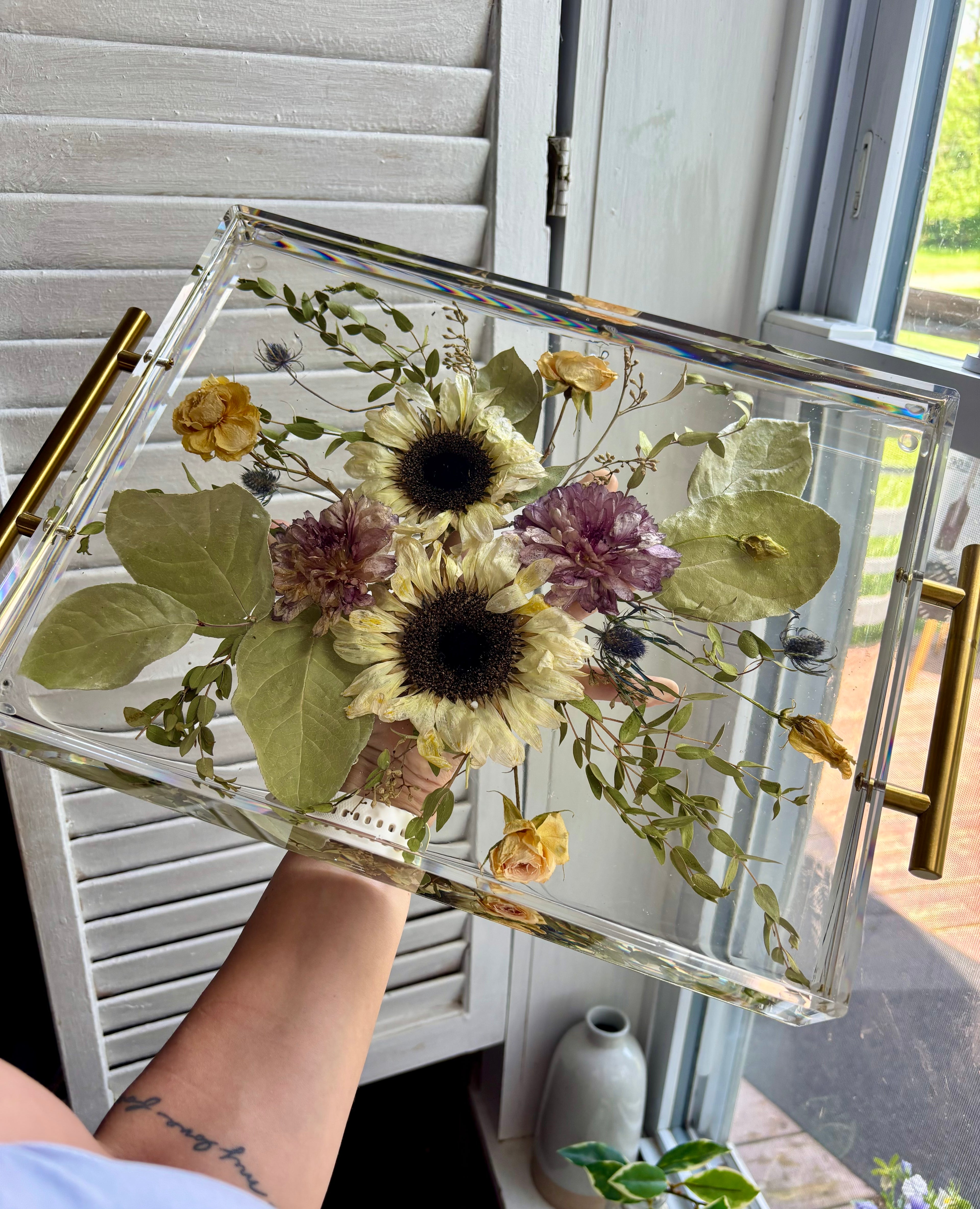 XL Rectangular Tray with Handles