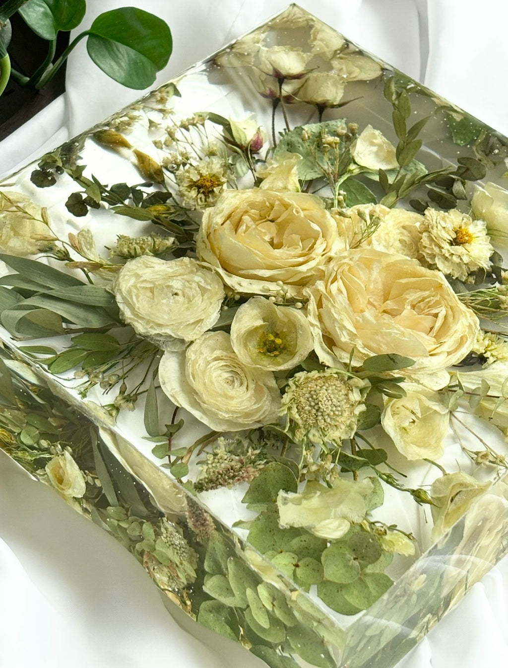 Flower Standing Block - Wedding Flower Preservation Display