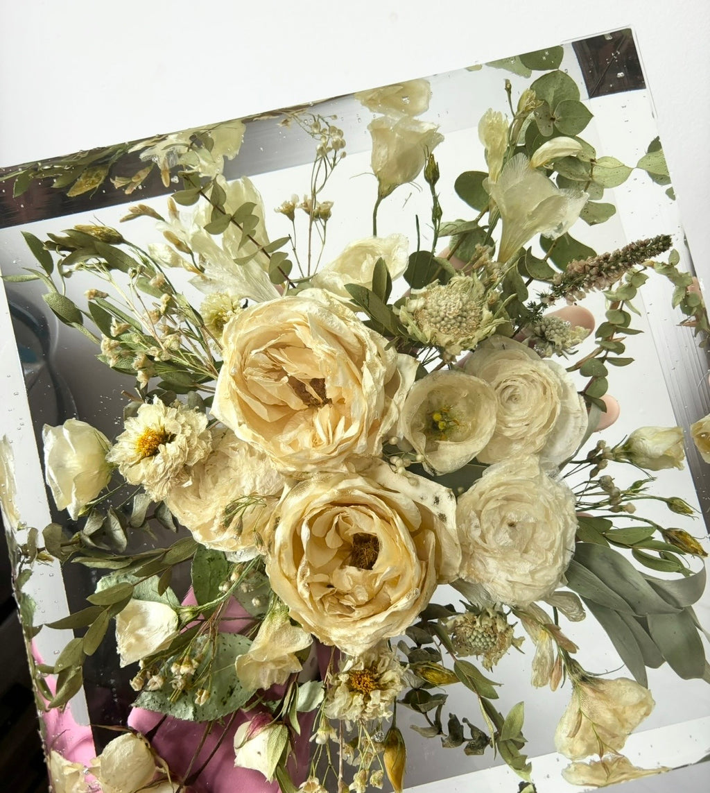 Flower Standing Block - Wedding Flower Preservation Display