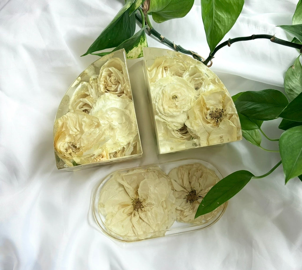 Bookends - Wedding Preservation Keepsake Gift (Set of 2)