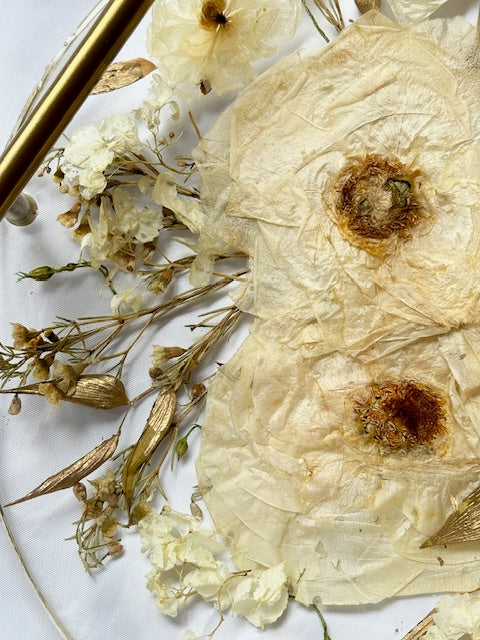 Floral Preservation Tray With Handles