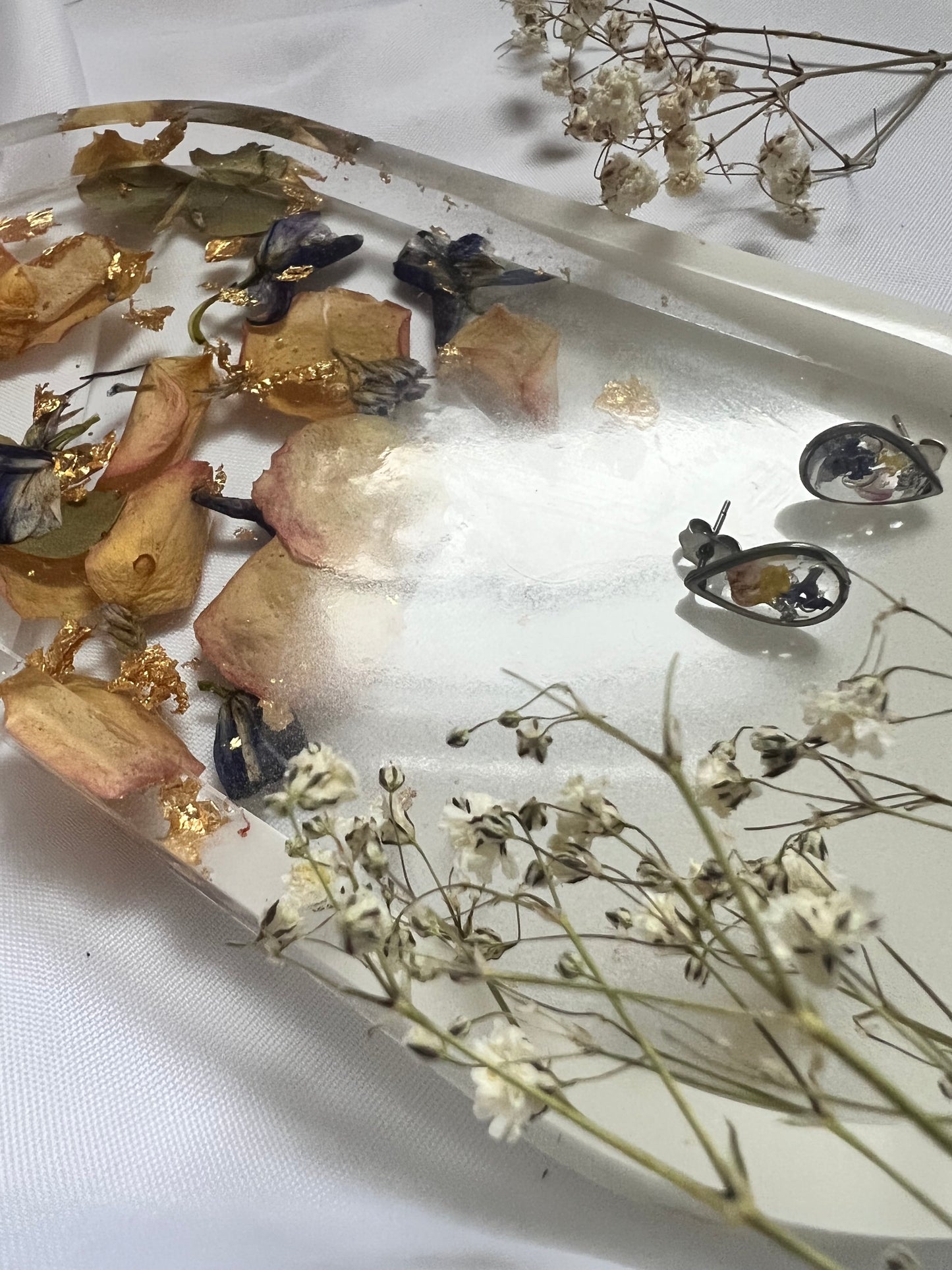 Florals & Foils Trinket Tray