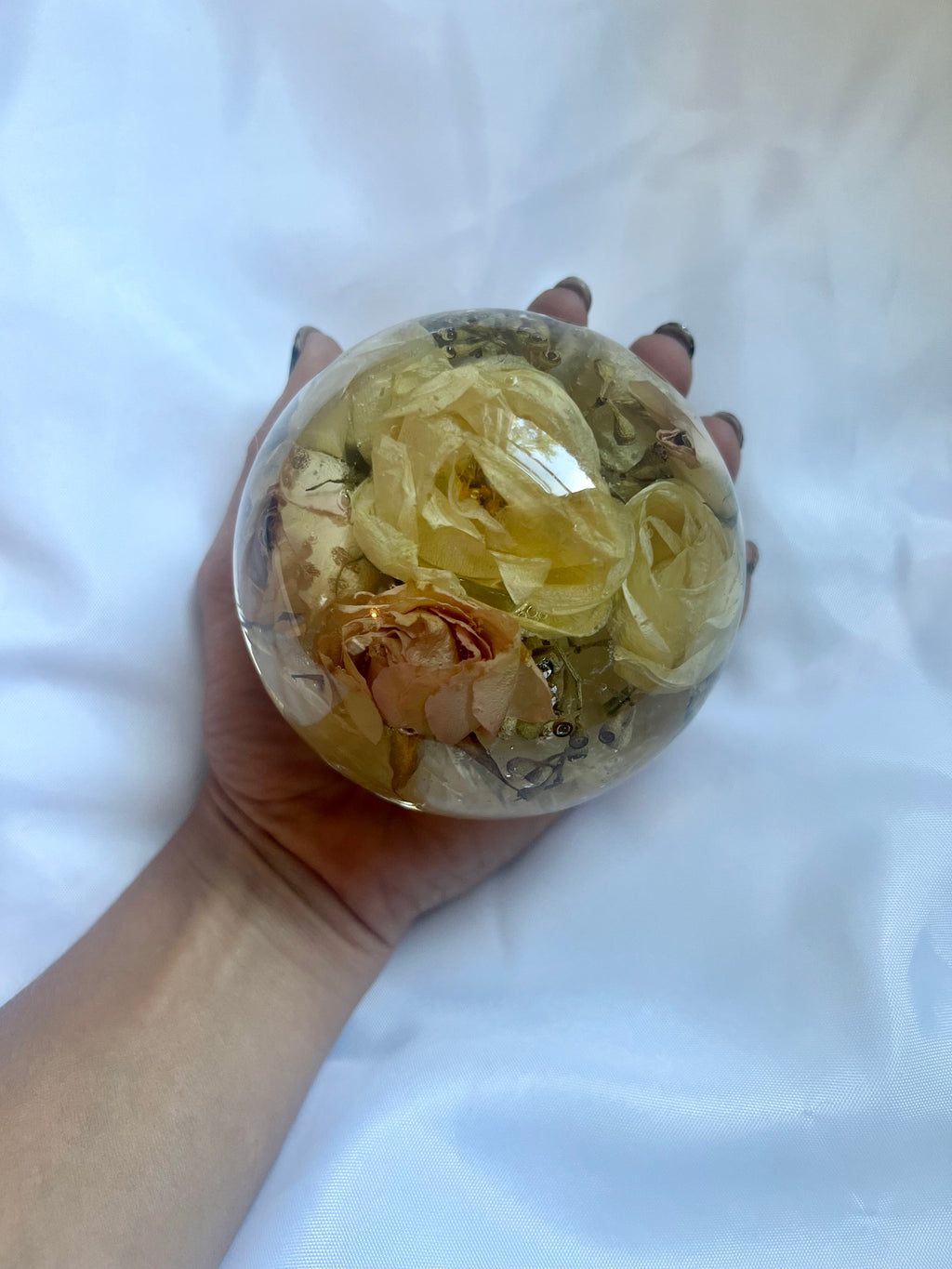 Floral Preservation Paperweight